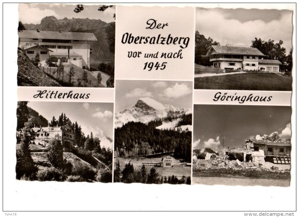ALLEMAGNE---BAVIERE----DER OBERSALZBERG  Vor Und Nach  1945---voir 2 Scans - Oberstdorf