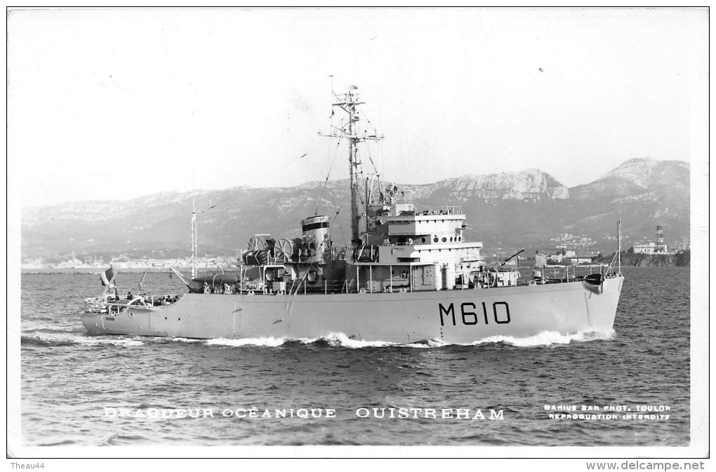 ¤¤  - Carte Photo D'un Bateau De Guerre  -  Dragueur Océanique " OUISTREHAM "   -  ¤¤ - Guerra