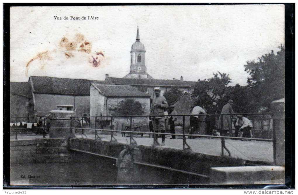 55 PIERREFITTE SUR AIRE VUE DU PONT DE L' AIRE ANIMEE - Pierrefitte Sur Aire