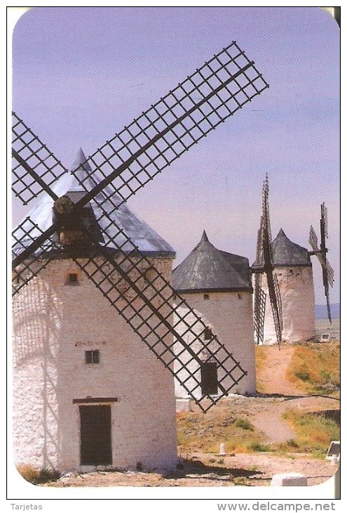 CALENDARIO DEL AÑO 2015 CON UNO MOLINO (CALENDRIER-CALENDAR) MILL-MOULIN - Tamaño Pequeño : 2001-...