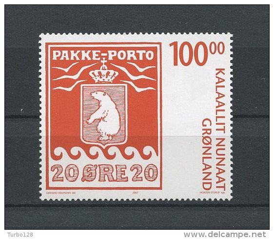 GROENLAND 2007  N° 467 ** Neuf = MNH Superbe Cote 40 € Bloc Ours Animaux, Animals. Timbre Sur Timbre Bears - Neufs