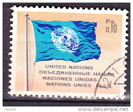 UN - Genf Geneva Geneve - Freimarke (MiNr: 2) 1969 - Gest. Used. Obl. - Oblitérés