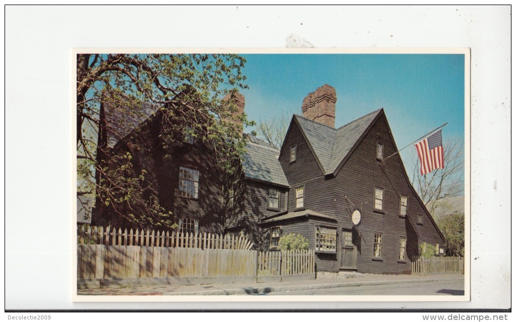 BF26866 Salem Masshouse Of The Seven Gables  USA   Front/back Image - Salem