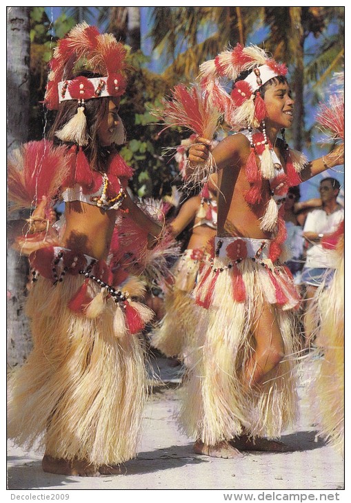 BF26933 Jeunes Danseurs Tahiti Types  Dance Costume   Front/back Image - Tahiti