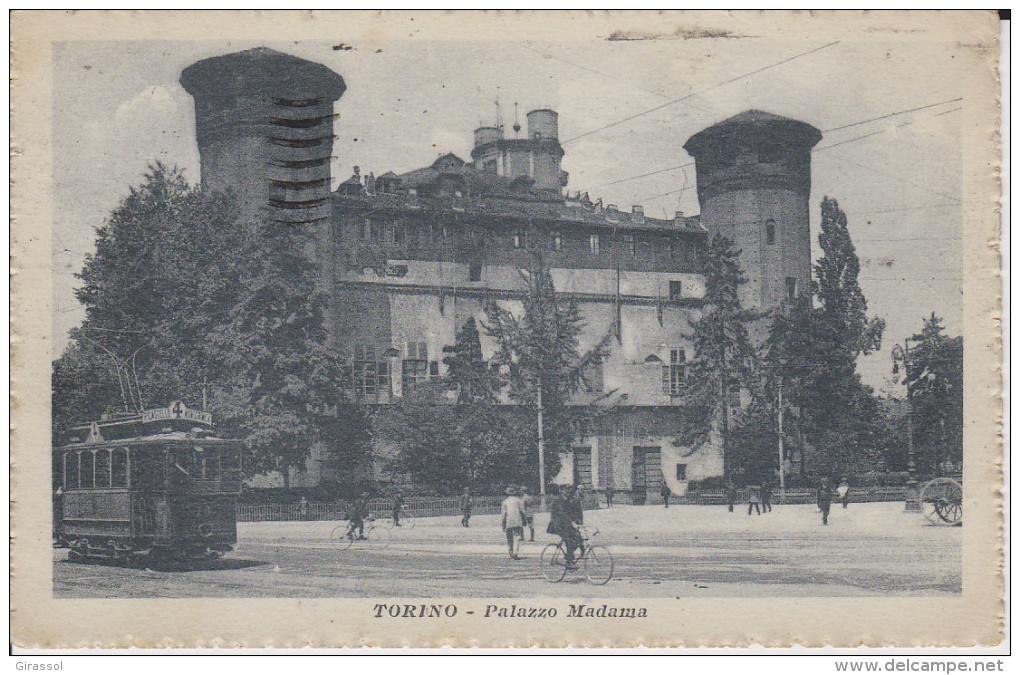 CPA TORINO PALAZZO MADAMA TRAMWAY VELO - Palazzo Madama