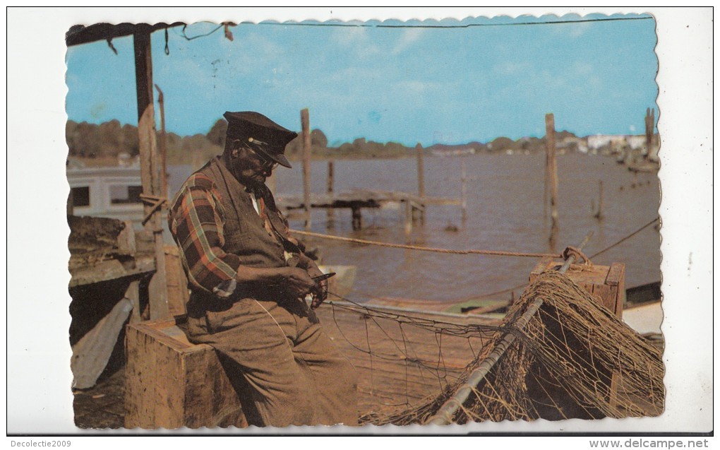 BF27185 Carolina Coast Georgetown Hilton Head Fishing USA Front/back Image - Autres & Non Classés