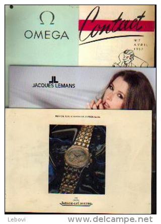 Lot De 10 Catalogues Divers Sur Les Montres + 1 Catalogue Sur L’outillage De L’horloger - Sonstige & Ohne Zuordnung