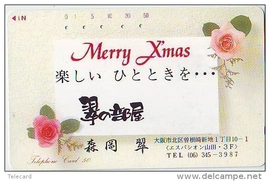 Télécarte  JAPON * NOËL  * MERRY CHRISTMAS * Phonecard JAPAN (1834) TELEFONKARTE  WEIHNACHTEN * KERST NAVIDAD * - Kerstmis