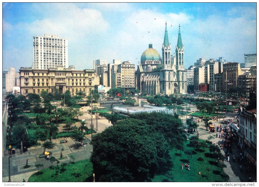 BRAZIL COLOUR PICTURE POST CARD - SAO PAULO - São Paulo