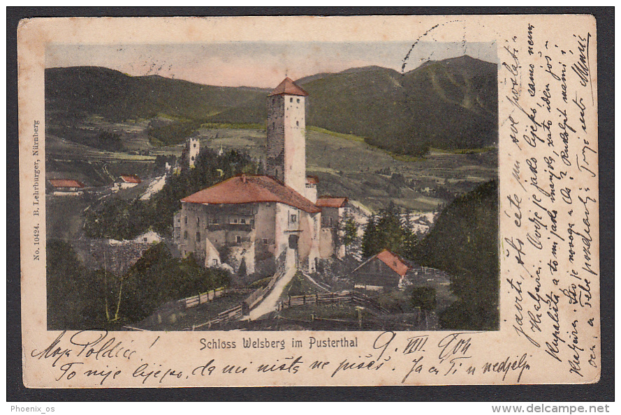AUSTRIA - Schloss Welsperg Pustertal, Val Pusteria, Pustriška Dolina Bei Brixen, Year 1904 (Tyrol) - Brixen Im Thale