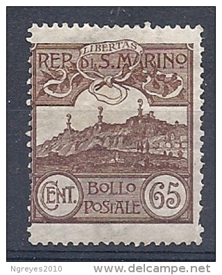 140015390  SAN MARINO   YVERT  Nº  42  */MH - Unused Stamps