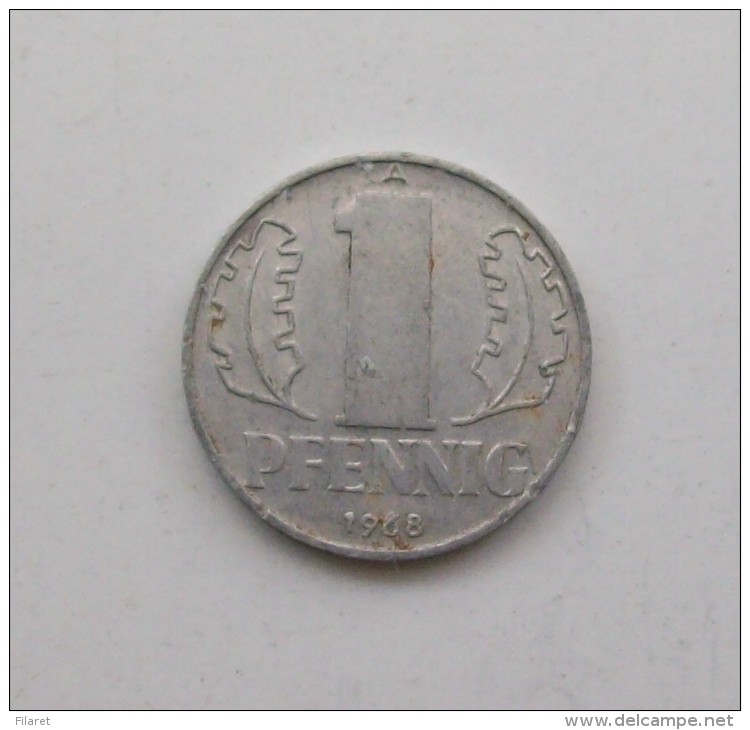 GERMANY DEMOCRATIC REPUBLIC-1 PFENNING - 1 Pfennig