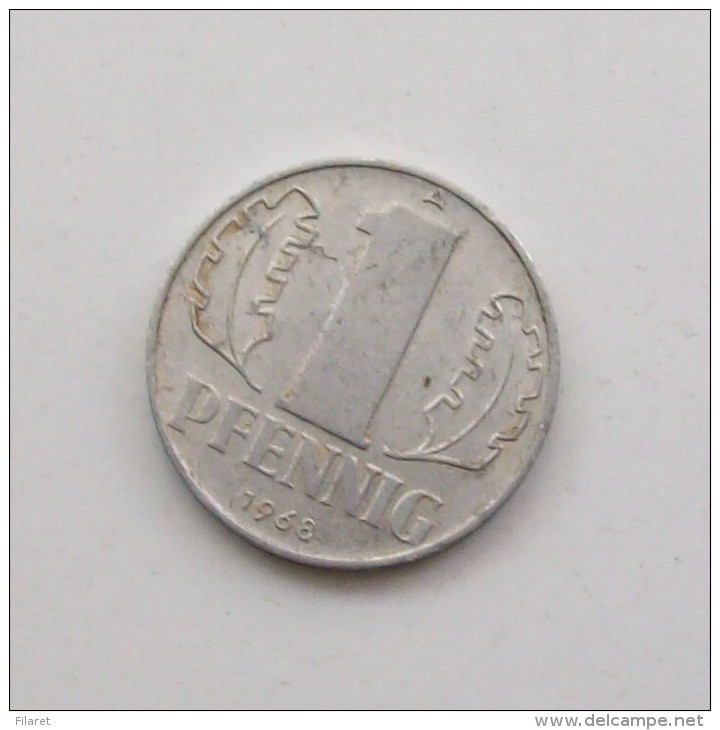 GERMANY DEMOCRATIC REPUBLIC-1 PFENNING - 1 Pfennig