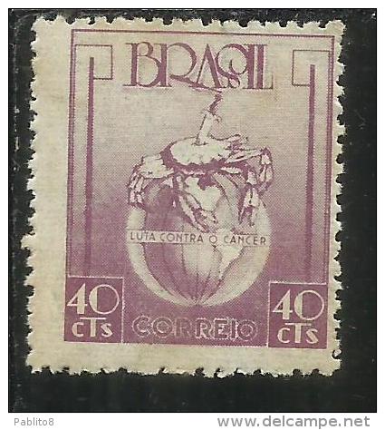 BRAZIL - BRASIL - BRASILE - BRÉSIL 1948 AGAINST LOTTA CONTRO IL CANCRO ANTI-CANCER PUBLICITY  MNH - Unused Stamps