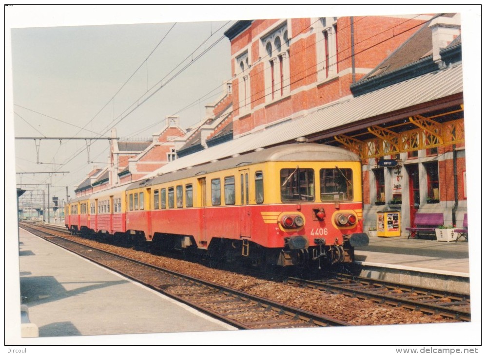 28912  -  Ath Photo    12,5  X  10  -    Train En  Gare - Ath