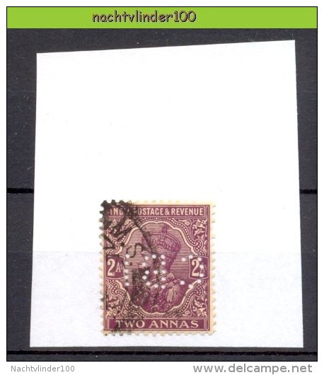 MR875 ** BIJZONDER ** SPECIAL ** PERFED STAMP ** PERFED: CBI (BACKWARDS) ** INDIA REVENUE Gebr/used  VANAF1EURO - Plaatfouten En Curiosa