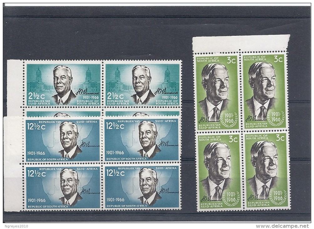 140015400  SUDAFRICA   YVERT  Nº  306/8  **/MNH - Neufs