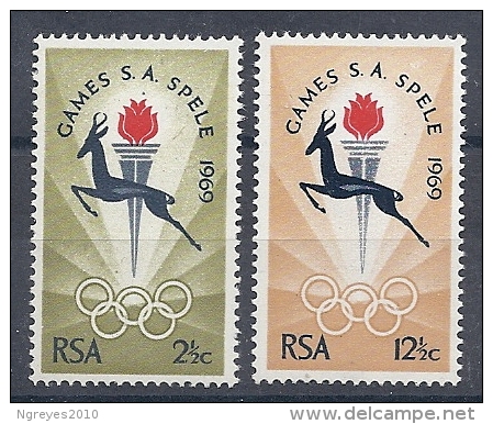 140015404  SUDAFRICA   YVERT  Nº  318/9  **/MNH - Neufs