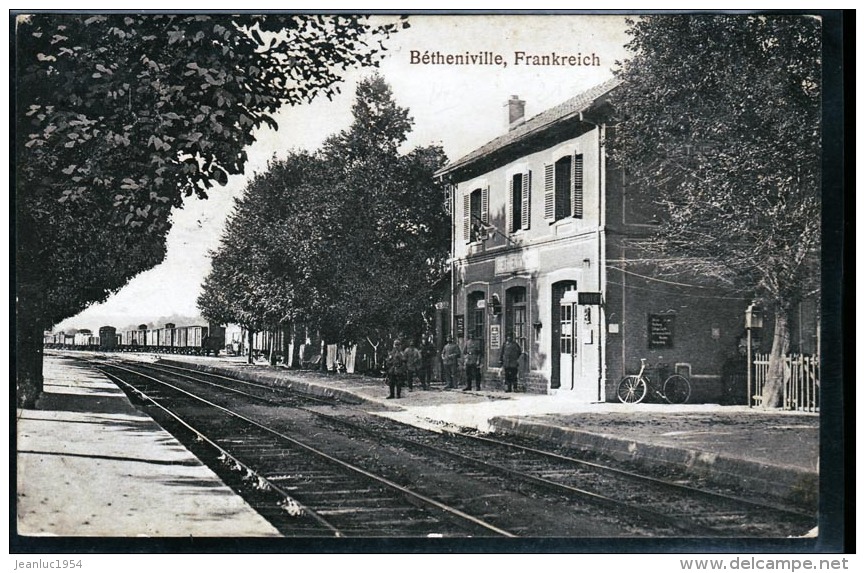 BETHENIVILLE LA GARE CP ALLEMANDE - Bétheniville