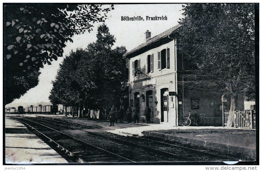 BETHENIVILLE LA GARE CP ALLEMANDE - Bétheniville