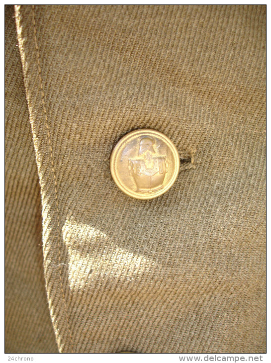 Ancienne Uniforme De Commandant Du Genie, Tailleur Thierylux, Veste Et Pantalon (14-3075) - Uniform