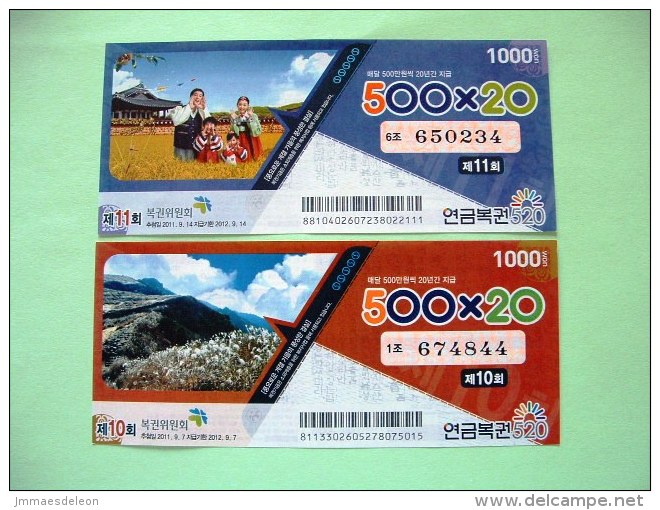 Korea Lottery Tickets - Lottery Tickets