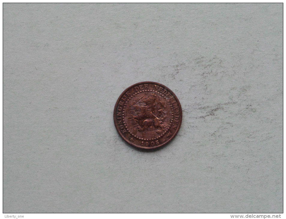 1905 - 1 Cent / KM 132.1 ( Uncleaned - Details Zie Foto´s ) ! - 1 Cent