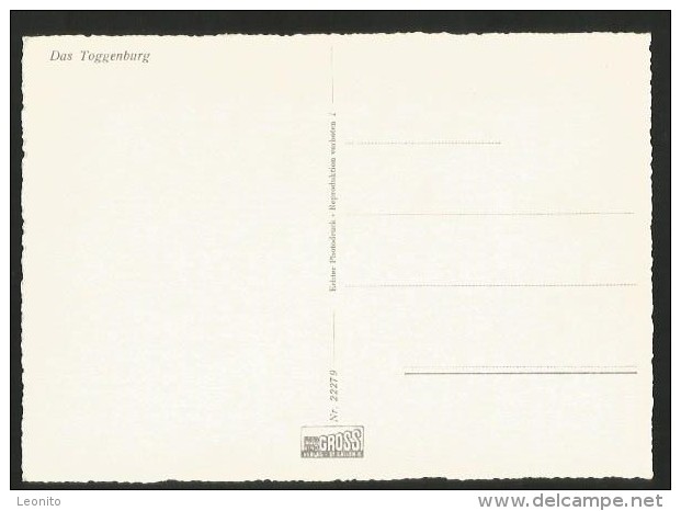 TOGGENBURG Wil Nesslau Wattwil Bütschwil Ebnat Kappel Stein Ganterschwil Lütisburg Bazenheid....ca. 1950 - Bütschwil-Ganterschwil