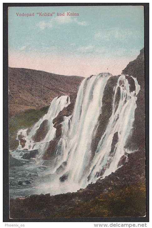 CROATIA - Vodopad Krcica Kod Knina - Waterfall Near Knin, Year 1925 - Croazia