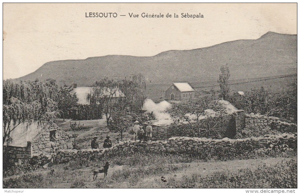 LESSOUTO - VUE GENERALE DE LA SEBAPALA - Lesotho