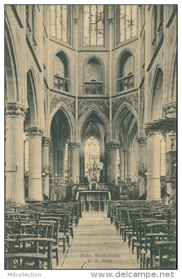 PAYS-BAS HULST / Middenbeuk R. K. Kerk / - Hulst