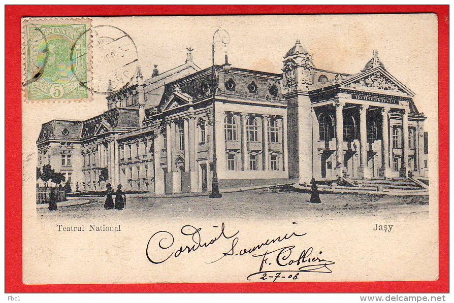 CPA: Roumanie - Jasy - Teatrul National - Roumanie