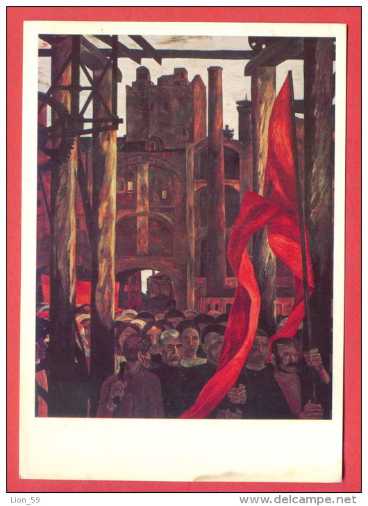 151984 / Russia Art  Aleksandr Aleksandrovich Smolin ,  Petr Aleksandrovich Smolin - Labor Strikes - Russie Russland - Streiks