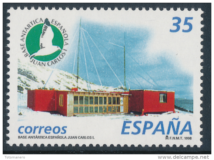 SPAIN 1998, Antarctic Base "Juan Carlos I"  Set Of 1v** - Onderzoeksstations