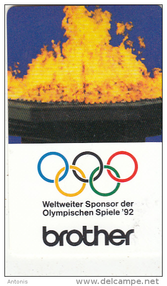 GERMANY(chip) - Brother(K 494), Tirage 5000, 10/91, Used - Olympische Spiele