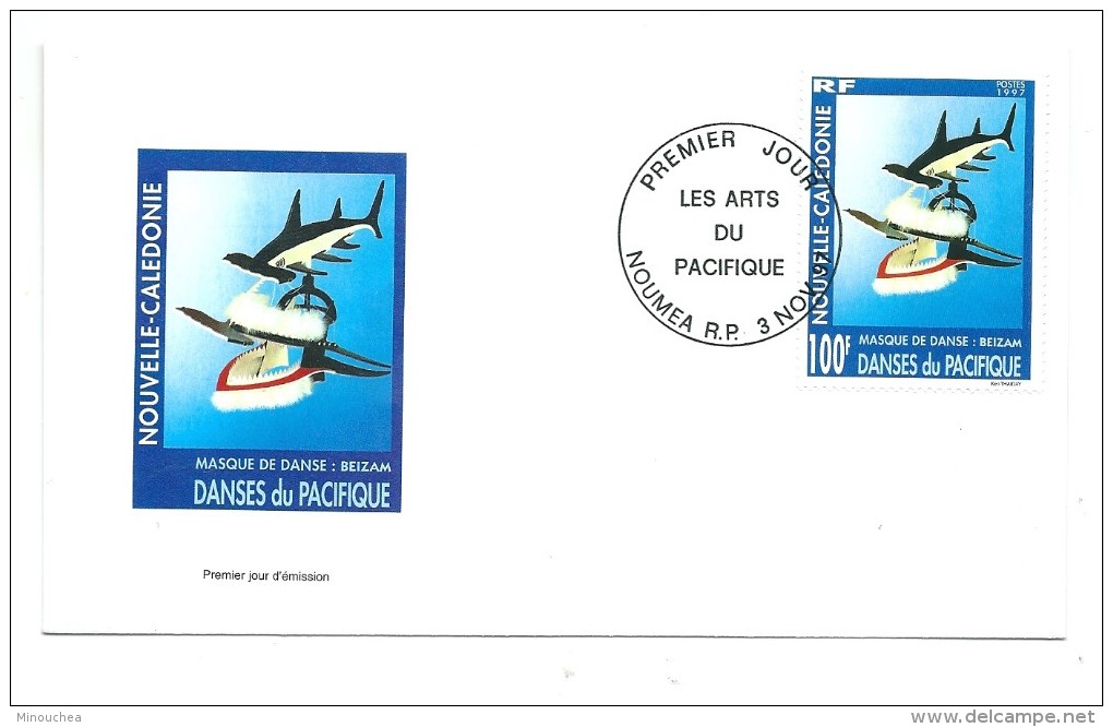 FDC Nouvelle Calédonie - Les Arts Du Pacifique - Oblitération 03/11/1997 Nouméa (1er Jour) - FDC