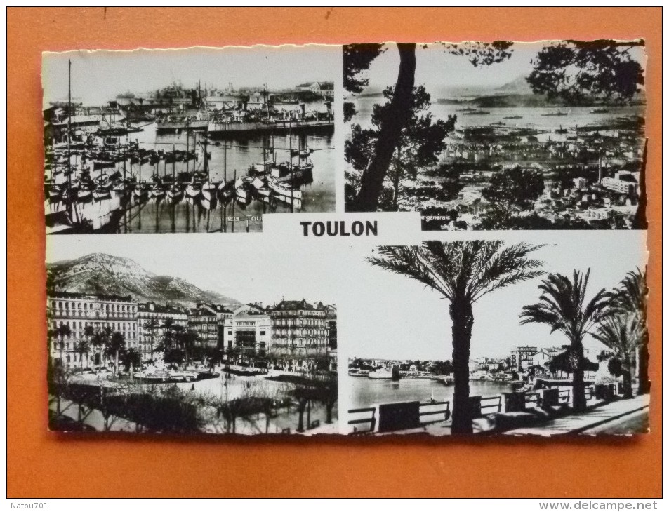 V09-84-83-souvenir De Toulon-multivues-4 Vues-carte Photo-- - Toulon