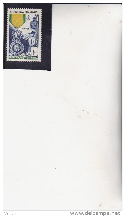 ST PIERRE ET MIQUELON - ,N° 347 NEUF CHARNIERE- COTE: 16 € - Usados