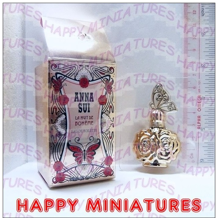 ANNA SUI - La NUIT De Boheme EDT 4ml Mini - NEW 2014 - Miniatures Femmes (avec Boite)