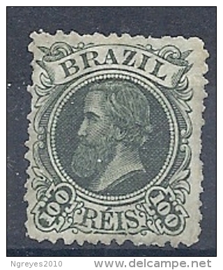 140015458  BRASIL  YVERT  Nº  49  */MH  SIN  GOMA MARQUILLADO  (CAT. 525€) - Unused Stamps
