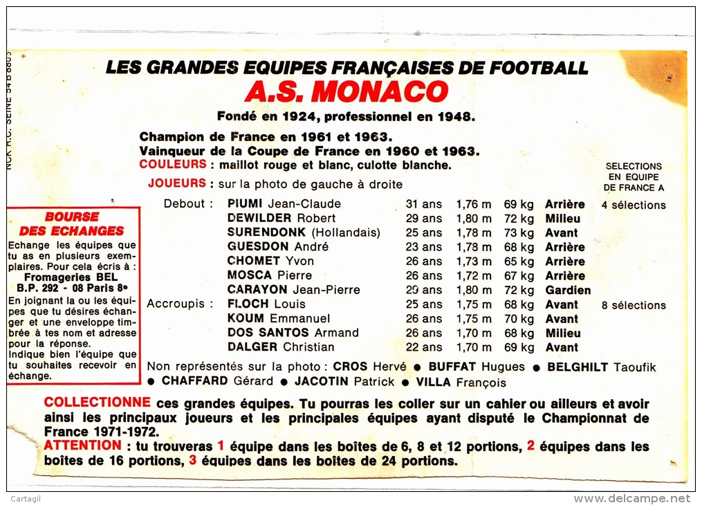 VP  -  B1513- Image  Format 90x186mm - Equipe De Fooball En L'état - 2 Scans - Autres & Non Classés