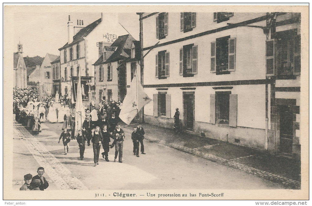 Cléguer (Morbihan) Procession Au Bas Pont-Scorff - Pont Scorff