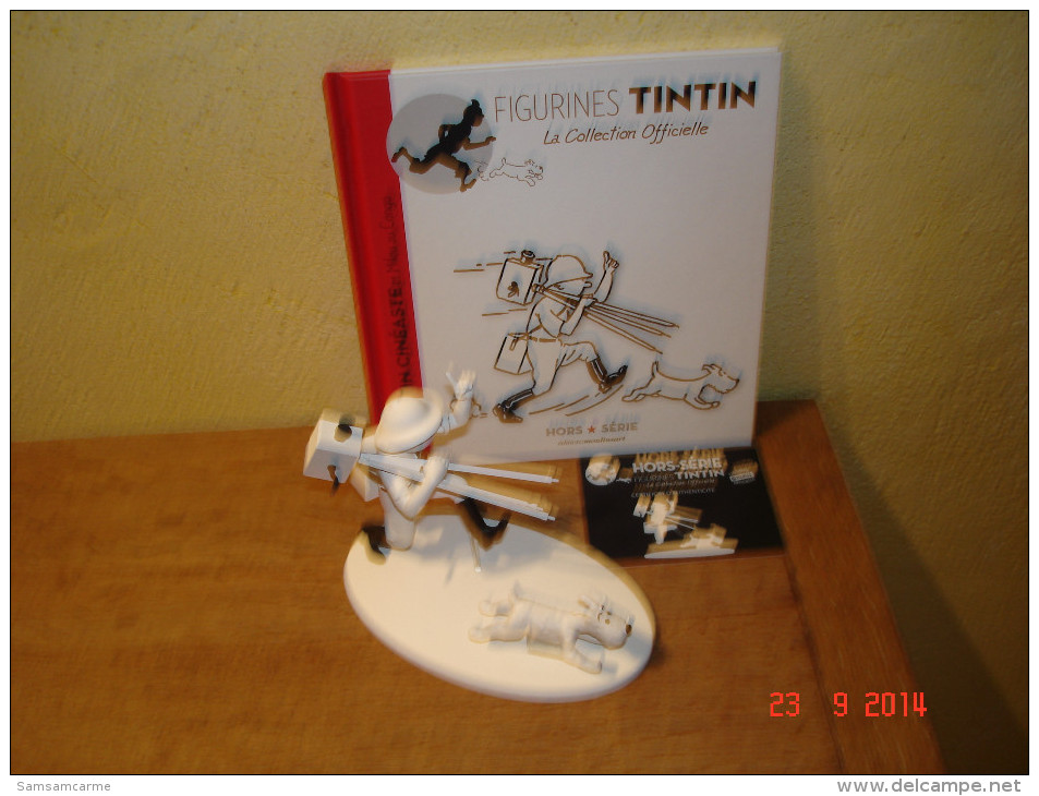 EDITION MOULINSART       TINTIN CINEASTE ET MILOU DANS TINTIN AU CONGO - Tintin