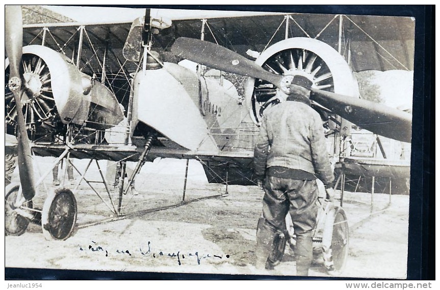 SOMME VESLE AVIATION BI MOTEUR  CP PHOTO - Autres & Non Classés