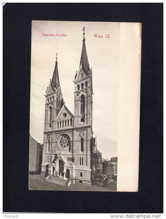 49159    Austria,  Canisius-Kirche,  Wien  IX,  VG  1906 - Églises