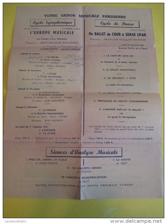 Jeunes Gens Jeunes Filles Adhérez Au Mouvement "Activités Musicales Des Jeunes"/1955    VP662 - Partitions Musicales Anciennes