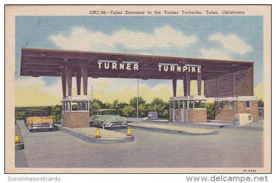 Tulsa Entrance To The Turner Turnpike Tulsa Oklahoma 1956 - Tulsa