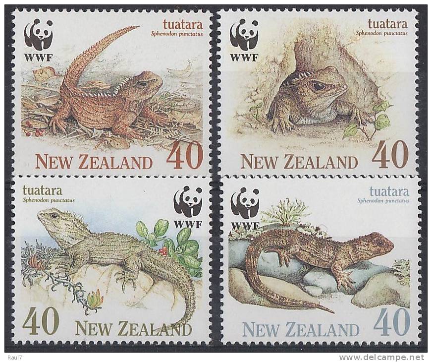 New Zealand - Faune, Reptiles- 4v Neuf*** // Mnh - Nuevos