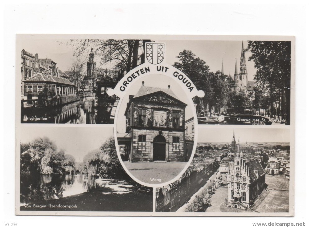 GROETEN UIT GOUDA  ~ 1930 - Gouda