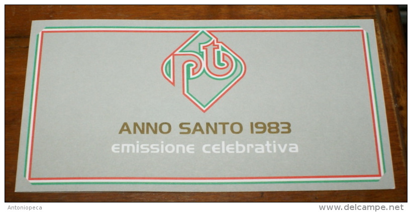 ITALY 1983 - OFFICIAL FOLDER CELEBRATION HOLY YEAR, COMPLETE SET MNH** - 1981-90:  Nuovi